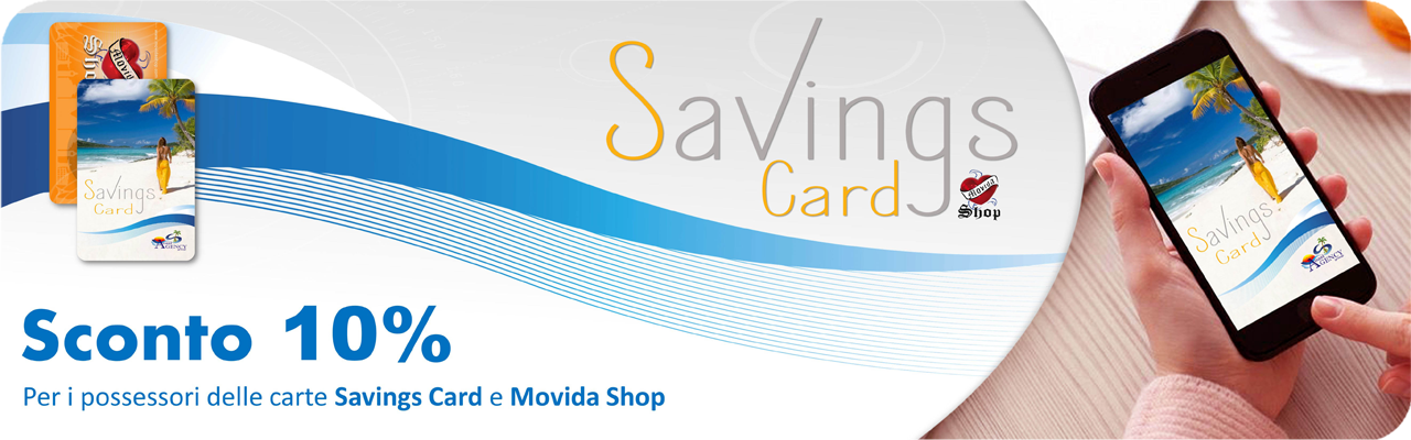 Sconto 10 per tessera Svings Card