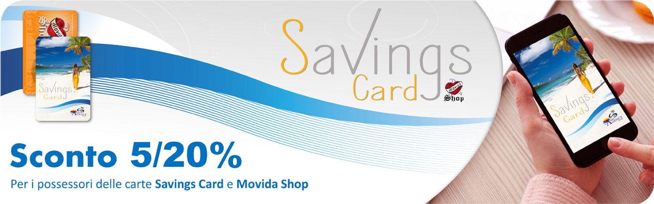 Sconto 5-20 per tessera Svings Card