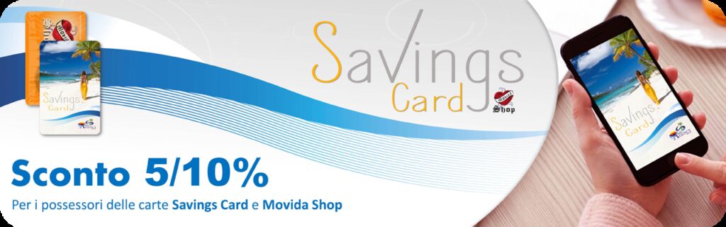 Sconto 5-10 per tessera Svings Card