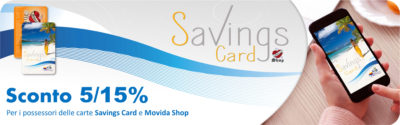 Sconto 5-15 per tessera Svings Card