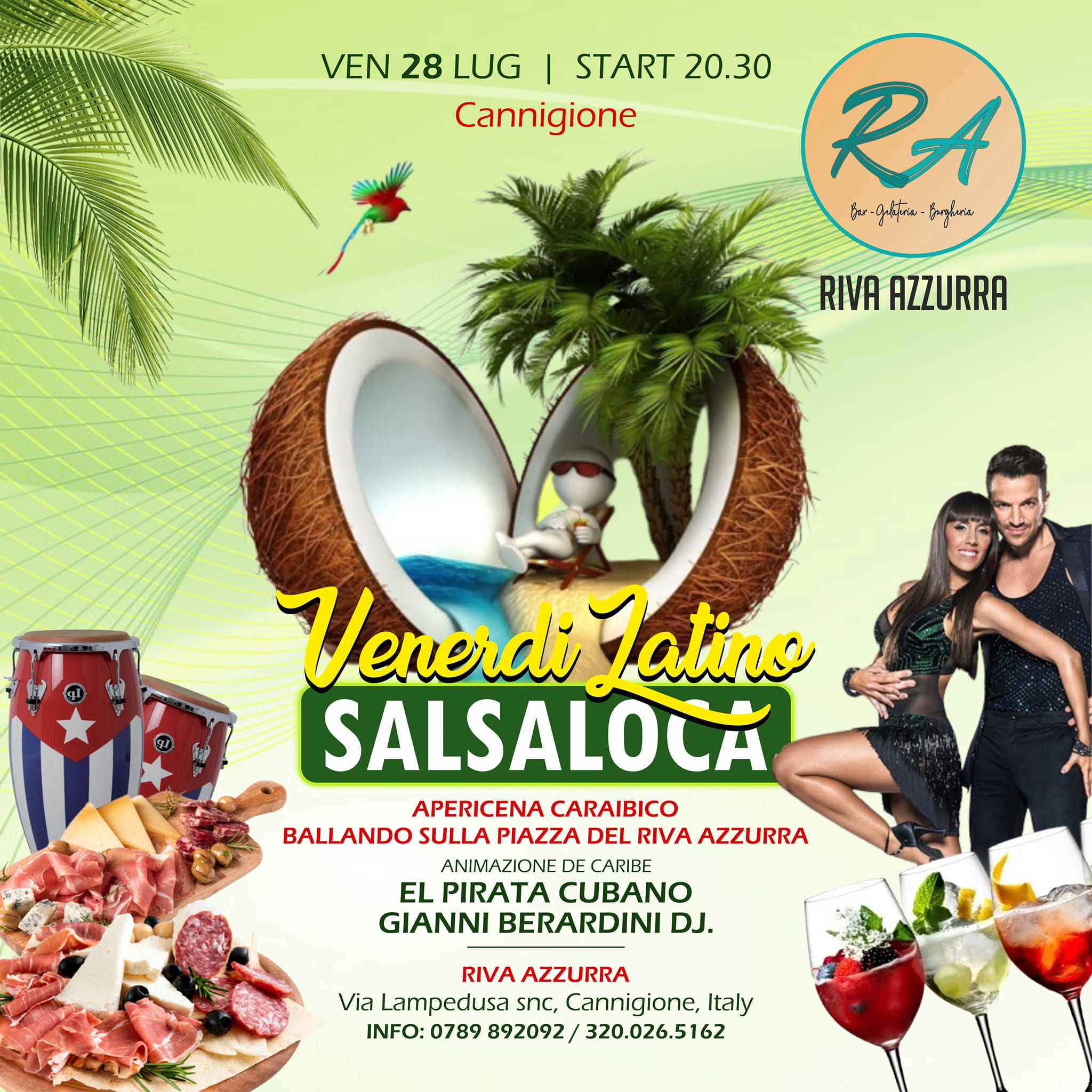 salsaloca 28 luglio cannigione