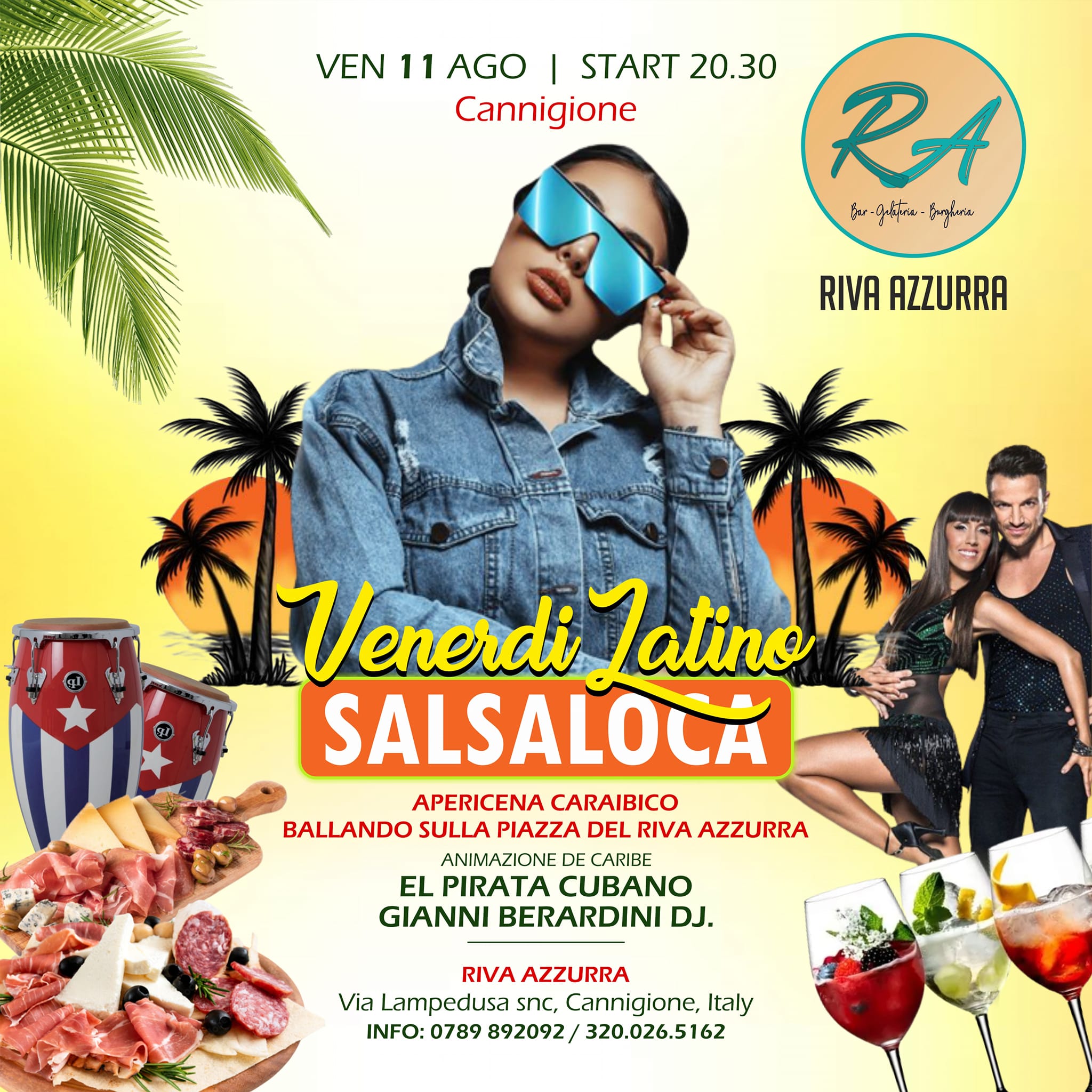 11 Agosto cannigione riva azzurra