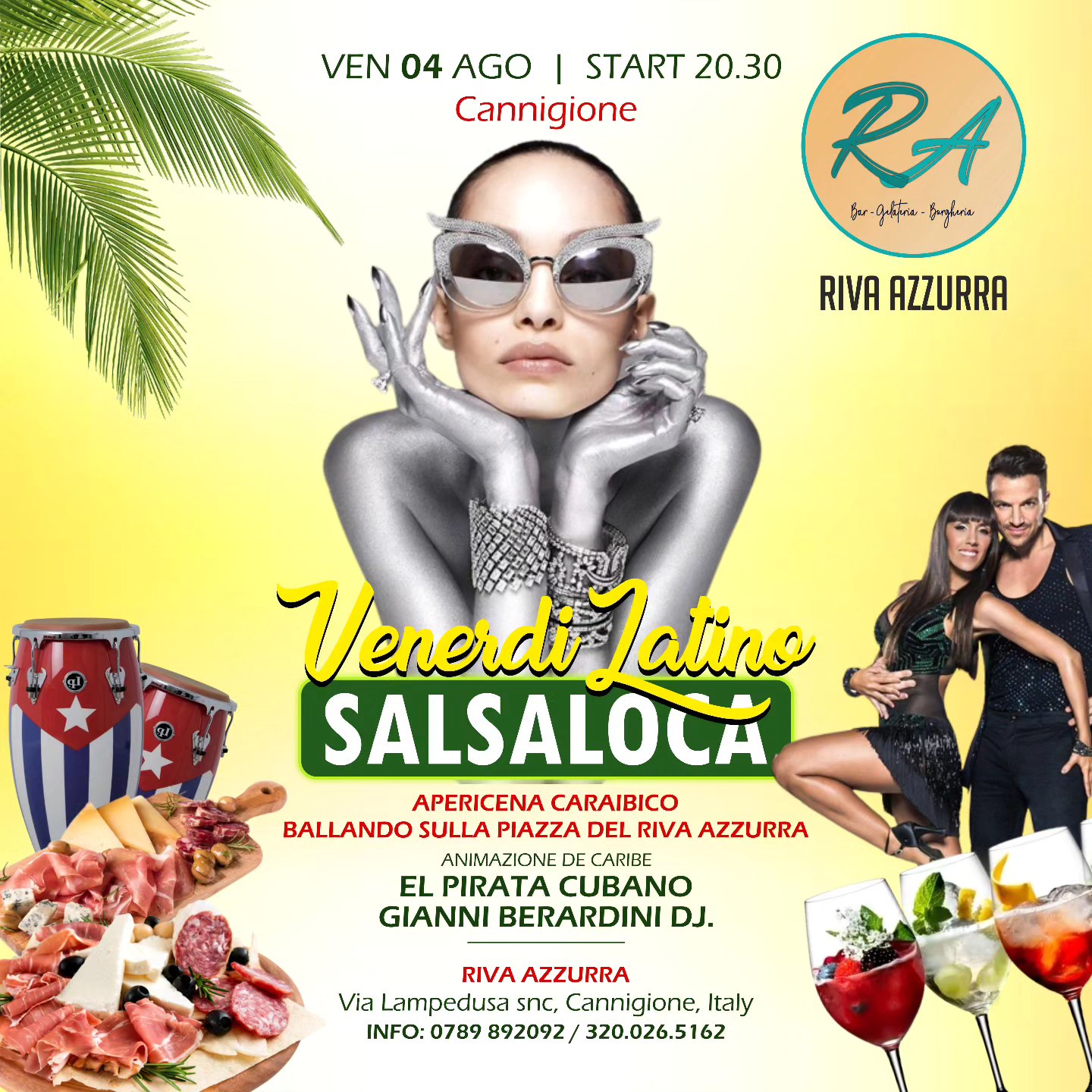 Salsa loca venerdi 4 agosto